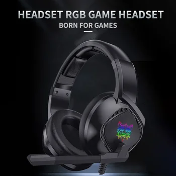 Gaming Ørepropper Computer Headset Overlegen lydkvalitet Med støjreducerende Mousserende RGB Lys Til PS4 og Xbox til En PC Computeren