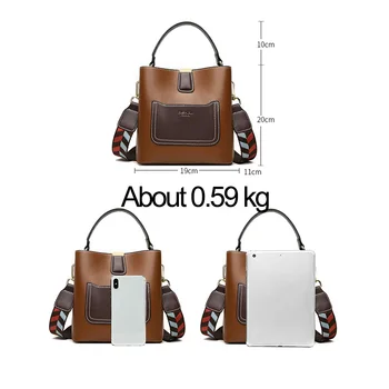 GAMLE TANG Retro Luksus Håndtasker, Kvinder Skulder Tasker til Kvinder 2020 Designer-Pakke, Læder Shoulder Taske Mode Design