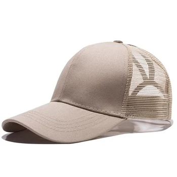 GAOKE 2020 nye hestehale baseball cap sommeren kvinders justerbar sort hat rodet cap casual bomuld pige Snapback mesh cap