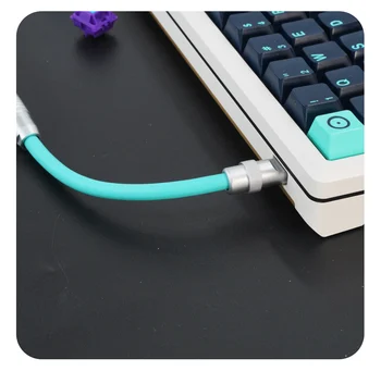 GeekCable Håndlavet Tilpasset Mekanisk Tastatur Data Kabel Vred Meow Super Elastisk Line Gummi Tiffany Type-C Mini-USB-Micro
