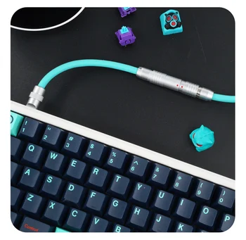 GeekCable Håndlavet Tilpasset Mekanisk Tastatur Data Kabel Vred Meow Super Elastisk Line Gummi Tiffany Type-C Mini-USB-Micro