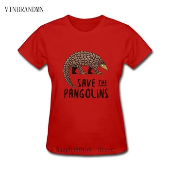 Gemme Pangolin/Skildpadde/Elefanter/ Wild Animal Print Kortærmet Top T-Shirts Vintage Chic Kvinder Beskytte Miljøet T-Shirt