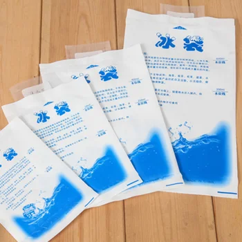 Genanvendeligt PE Tom Ice Taske Water Injection Kold Pack til Maden Frisk førstehjælp