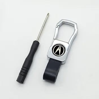 Generelt bil nøglering små tilbehør anti-tabte bil læder nøglering Acura - bil nøglering enkel talje nøglering