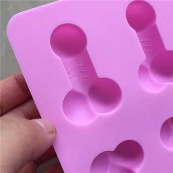 Genital Shape Silicone Mold Kage Bagning Budding Jelly Silikone Formen Håndlavet Sæbe Skimmel Diy Epoxy Smykkefremstilling