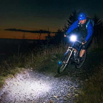 Genopladelige Cykel Lys Stærk Front Lys Forlygte Til Night Ride Tilbehør