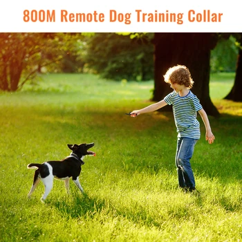 Genopladelige&Vandtæt hundetræning Elektroniske Krave Vibrationer/Statisk Stød/Tone Træning for Alle Hunde