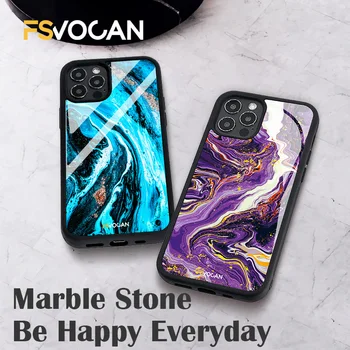 Geometriske Marmor Telefonens Cover Til iPhone Sten Tekstur Case Til iPhone 11 12ProMax 7 8 Plus X XR XS Luksus Slank Smartphones Coque