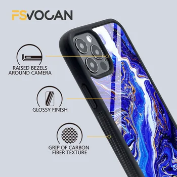 Geometriske Marmor Telefonens Cover Til iPhone Sten Tekstur Case Til iPhone 11 12ProMax 7 8 Plus X XR XS Luksus Slank Smartphones Coque