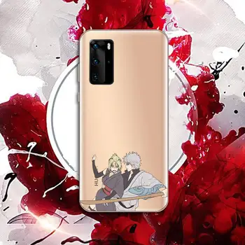 Gintama Japansk Anime-Mode-Telefon Tilfælde Gennemsigtig for Huawei S ære 8 10i 20 30 40 smart 2019