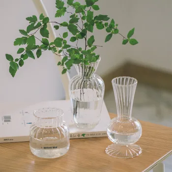 Glas Vase Potteplanter Dekoration Nordiske Dekorativ Vase Hydroponiske Terrarium Arrangement Container Blomst Tabel Vase