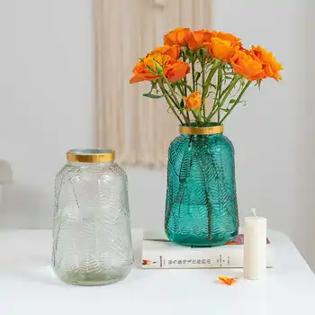 Glas Vase Stue Tørrede Blomster Nordiske Ins Style Glas Gennemsigtige Dild Hjem Tilbehør Til Udsmykning, Blomst Vaser Til Boliger