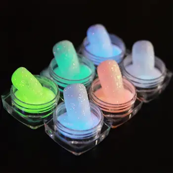 Glitter Nail Pailletter Holografiske Pulver Glitter Uregelmæssige 3D Sekskantet Pailletter DIY Nail Art Skala Dekoration