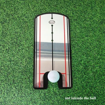 Golf Sætte Praksis Spejl Putting Alignment Mirror Støtte Til Uddannelse, Spille Golf Putter Spejl Ny