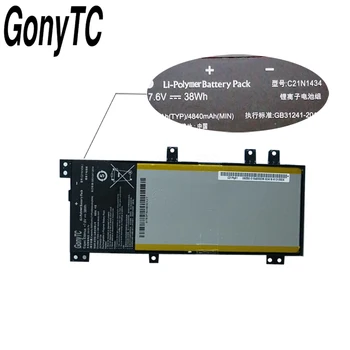 GONYTC 7.6 V 38Wh C21N1434 laptop batteri til ASUS Z450 Z450LA Z450UA Z550 Z550MA Z550SA Z450UA-1B Z450UA-WX001T Z450UA-WX002T