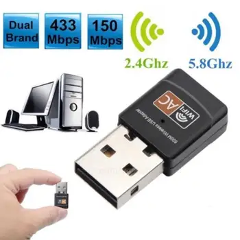 Gratis Driver USB-Wifi-Adapter 600Mbps 2,4 Ghz 5,8 Ghz Antenne-USB-Ethernet-PC ' en Wi-Fi-Adapter Wifi Dongle AC Wifi-Modtager