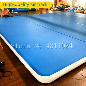 Gratis Forsendelse 4x4m&5x5m&6x6m Air Track Tumbling Mat Oppustelige Gymnastik Airtrack Mat Luft gulvmåtte(8