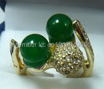 GRATIS FORSENDELSE >>>fancy 8mm lilla/grøn/blå jad e sort shell pearl/ blomst coral ring
