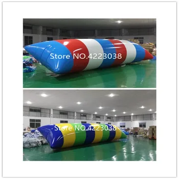 Gratis Forsendelse Luft Katapult Taske 10x3m 0.9 mm PVC Oppustelige Vand Luft Blob Hoppe Oppustelige Vand Blob Vand Trampolin Jumping