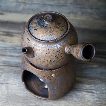 Grove keramisk ovn temperatur kogende alkohol lampe tekande te te guld kung fu te sæt til at genoprette gamle måder