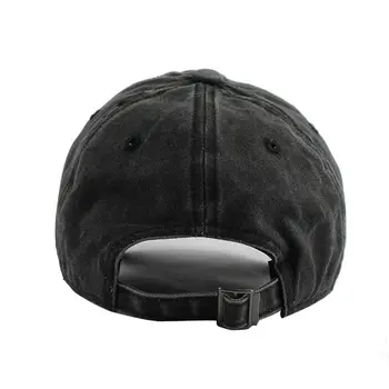 Græskar-Ansigter - Halloween Hat Vintage Denim Bomuld Baseball Caps Far Hat Justerbar Sandwich Hat