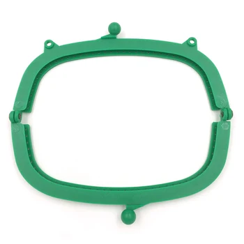 Grøn Arch 16cm Plast Pung Ramme Kys Lås Kobling Spænde Håndlavet Taske Håndtere Bagage og Taske Hardware Tilbehør Changement