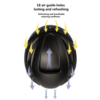 GUB Cykel Briller XXL 58-65 Hjelm Med Lys Intergrally-Støbt Cykling Headset færdselsuheld Sikkerhed Byen Rute Open Face Hjelm