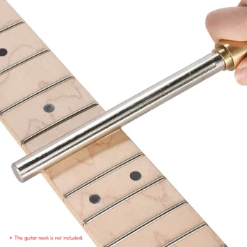 Guitar Ærgre sig Dressing Metal-Fil med 3 Størrelsen Kanter Træ-Håndtag Guitar Reparation Værktøj til Vedligeholdelse af Violinbygger Værktøj