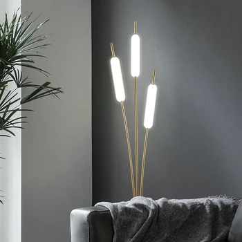 Gulvlampe Minimalistisk Cool Kreative Rum Lampe Nordisk Minimalistisk Luksus Sofa LED-Lamper