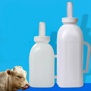 Gård Med Kvæg Kalven Mælk I Sutteflaske Kvalitet Plast Husdyr Dyr Kalv Får Pet-Mælk Drikker Brystvorten Fodring Enhed