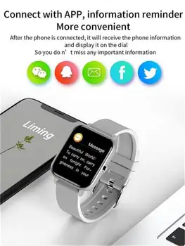 H10 Smart Armbånd Smart Ur Bluetooth-Et Opkald Herzfrequenz Blutdruck Farbbildschirm Sport Smart Ur