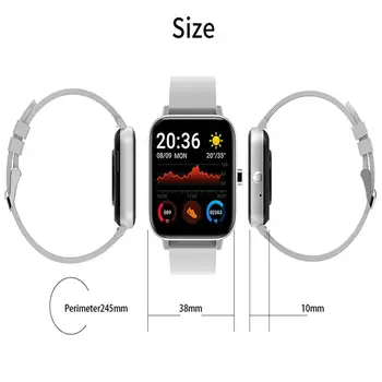 H10 Smart Armbånd Smart Ur Bluetooth-Et Opkald Herzfrequenz Blutdruck Farbbildschirm Sport Smart Ur