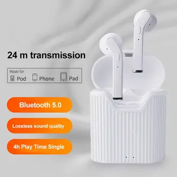 H19T 5.0 Trådløse Bluetooth Hovedtelefoner Bas, Stereo-Hovedtelefoner Sandt TWS Trådløse Høretelefoner, Earbuds Til iOS Android Headset Ørestykke
