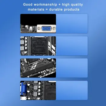 H61M Bundkort PC Desktop Bundkort Til Core Computer Understøtter Dual Channel DDR3 Computerens Interne Komponenter