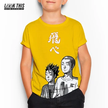 Haikyu Tegneserie 3D-Animationsfilm Drenge T-shirts, Sommer Kids T-Shirts Oversized T-shirt Tøj til Børn Tøj Afslappet Dreng Pige t-shirt