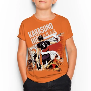 Haikyu Tegneserie 3D-Animationsfilm Drenge T-shirts, Sommer Kids T-Shirts Oversized T-shirt Tøj til Børn Tøj Afslappet Dreng Pige t-shirt
