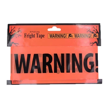 Halloween Advarsel Tape Tegn Halloween Rekvisitter Vindue Prop Part Fare Advarsel linje 580x8.5cm De Halloween