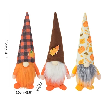 Halloween Ansigtsløse Dukke, Lille Ornament Nordiske Gnome Gamle Mand Dukke for Hjemsøgt Hus og Hjem Dekoration Børn Barn Gnome Gaver Legetøj