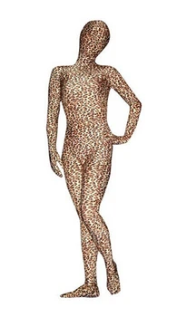 Halloween cosplay kostume dyr Spandex Leopard Kostumer Dyr Zentai Full Body