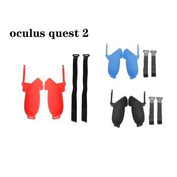 Halvdelen Beskyttende Kno Rem Silikone Case Greb Rem Greb Dækning for Oculus Quest 2 Touch Controller