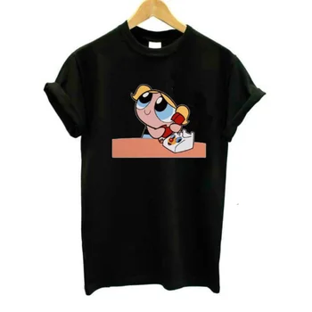 Harajuku Piger Sjove Print T-shirts Mode Tøj til Kvinder Plus Size kortærmet T-Shirt, Toppe Streetwear, Sjove t-Shirt Femme