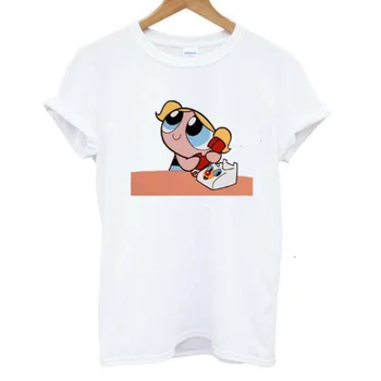 Harajuku Piger Sjove Print T-shirts Mode Tøj til Kvinder Plus Size kortærmet T-Shirt, Toppe Streetwear, Sjove t-Shirt Femme