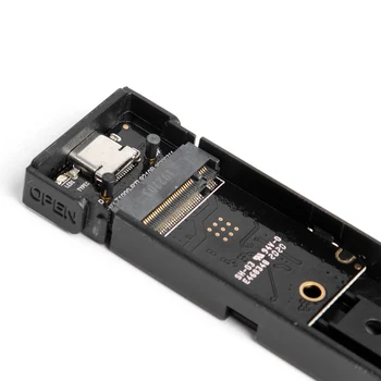 Harddisk Kabinetter USB 3.1 Type-C M. 2 Dual-Protokollen Harddisk Boks 10Gbps 2TB SATA/NVME Protokol HDD Kabinet