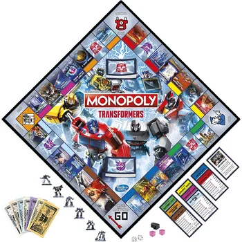 Hasbro Gaming Monopol: Transformers Udgave Pædagogisk Legetøj Familie Part Spil F1660 Bedste Fødselsdag Gaver Gaver