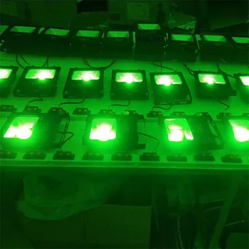 Haven Belysning LED Flood Light, RGB Automatisk Variable Lys Træ Lys Udendørs Farverige IP65 Vandtæt Fjernbetjening 100W