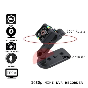 HD 1080P SQ11 Mini Kamera nattesyn Bil DVR Videokamera Infrarøde Video-Optager Sport Digital Kamera Rød