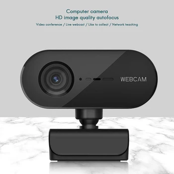 HD 1080P Webcam Mini Web-Kamera med Mikrofon Roterbar Kameraer til Computer PC Live Broadcast Video Konference Arbejde