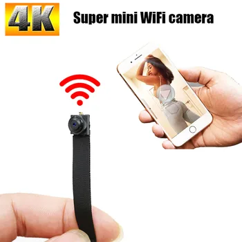 HD-4K-DIY Bærbart WiFi IP-Mini Kamera nattesyn Remote Se P2P Wireless Micro webcam Videokamera Video-Optager