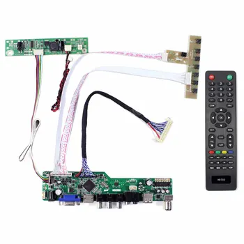 HD MI VGA AV USB RF LCD-Controller Board T. V56.03 arbejder for M170ETN01.1 M170ETN01.3 M190ETN01.0 G190ETN01.0