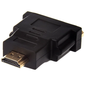HDMI til DVI Adapter /Forgyldt Stik (Mand til Kvinde)